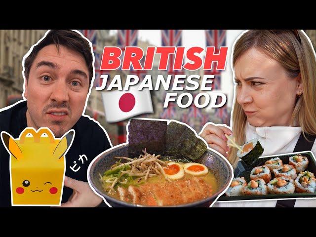 I Tried JAPANESE FOOD in ENGLAND for the First Time 