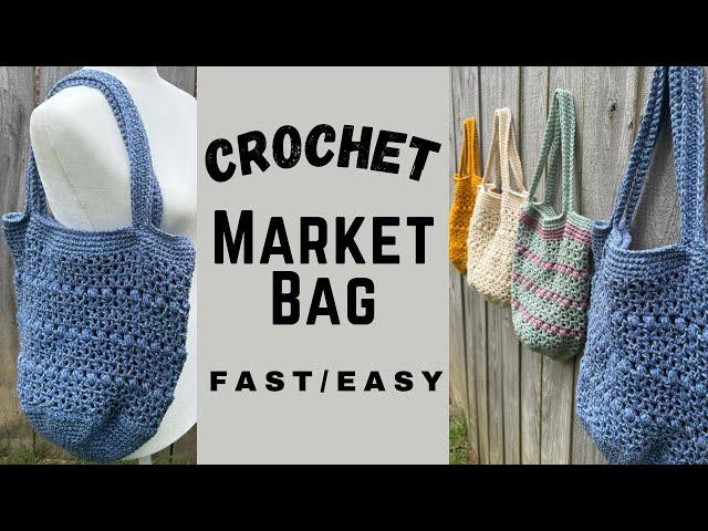 Crochet Market Bag FAST, EASY