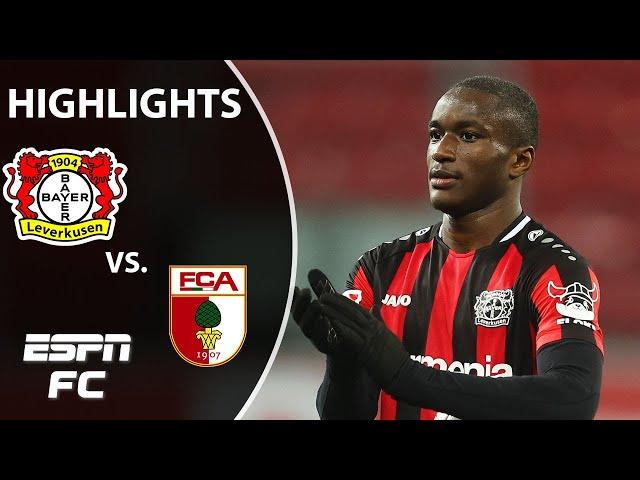 Moussa Diaby's hat trick leads Leverkusen past Augsburg | Bundesliga Highlights | ESPN FC