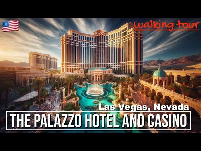  WALKTHROUGH Of The PALAZZO Hotel And Casino | Las Vegas, Nevada [4K]