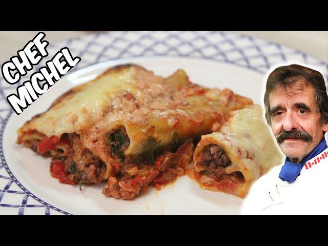 Cannelloni à la viande hachée | Sauce Tomate Maison | Chef Michel Dumas