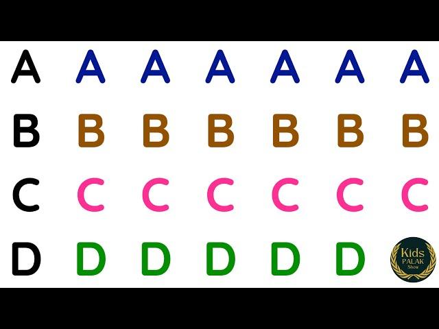 Collection for writing along dotted lines for toddler, English Alphabet, ABC song, ABCD, A to Z 432