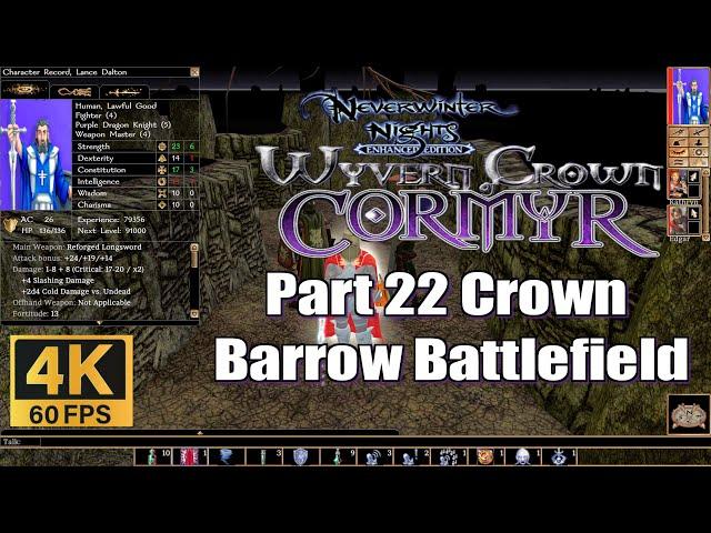 Neverwinter Nights Enhanced Edition Wyvern Crown of Cormyr Part 22 Crown Barrow Battlefield