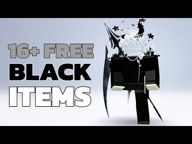 GET ALL FREE BLACK ROBLOX ITEMS! *2024*