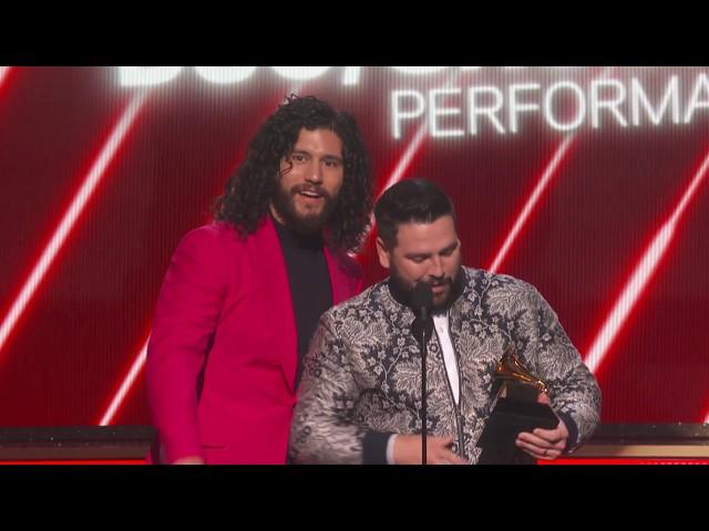 Dan + Shay’s ‘Speechless’ Wins Best Country Duo/Group Performance | 2020 GRAMMYs Acceptance Speech