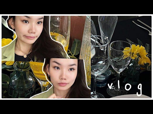 Homebody Vlog | Хүнсээ цуглуулсан | Гадуур гоё хоол идэж, wine уудаг vlog | Tik Tok Cookie Recipe