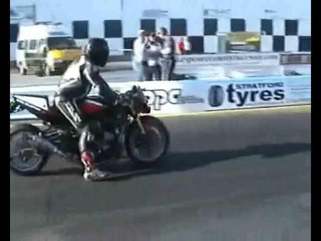 UK Lee Drag Racing   GSXR 1340 Yoshifighter Oct 2011 - Lee Workman