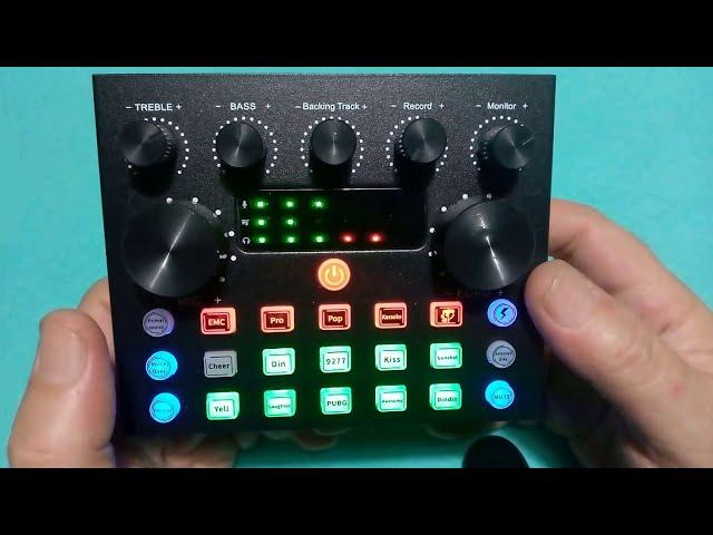 Bluetooth Audio Music Mixer V8S