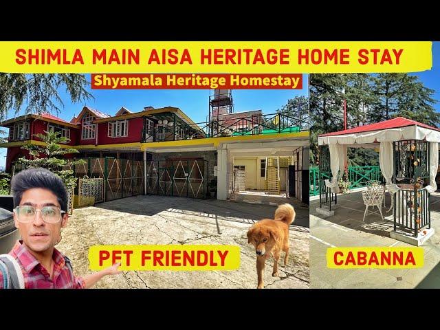 Shimla ka ye Heritage Colonial Homestay | Ho sakta hai tourist choice | Shyamala Heritage Homestay