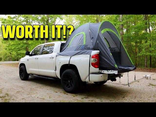 This TRUCK BED TENT Makes Camping WAY BETTER! JOYTUTUS