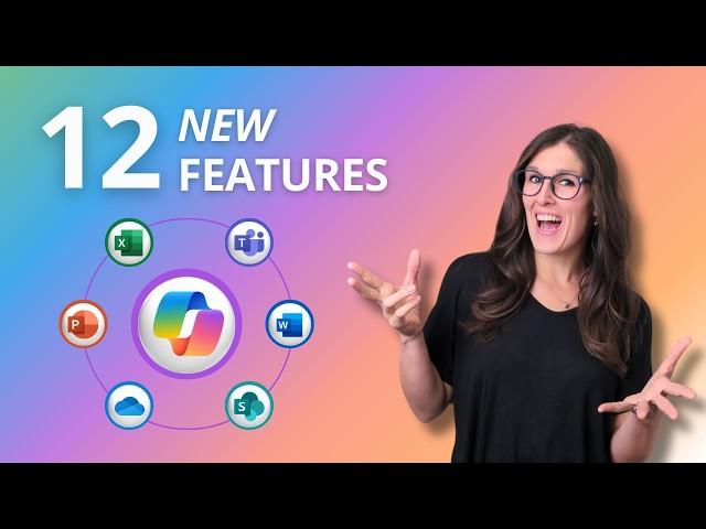 Unlocking 12 NEW Microsoft 365 COPILOT Features You Didn't Know About!