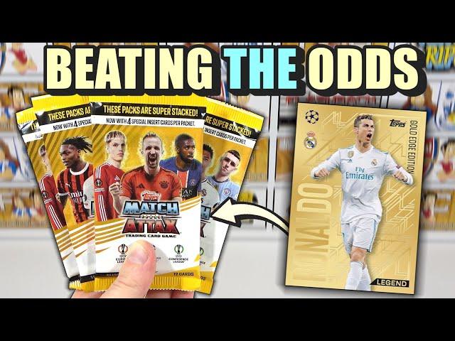 Can We Find A GOLD EDGE From MATCH ATTAX 2024/2025 Packs | Trying To Beat The Odds | Pack Challenge