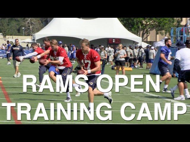 Rams open 2016 training camp in Irvine, Calif.