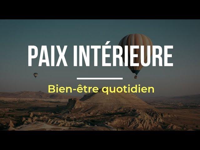 Méditation Guidée Paix intérieure | Bien-être