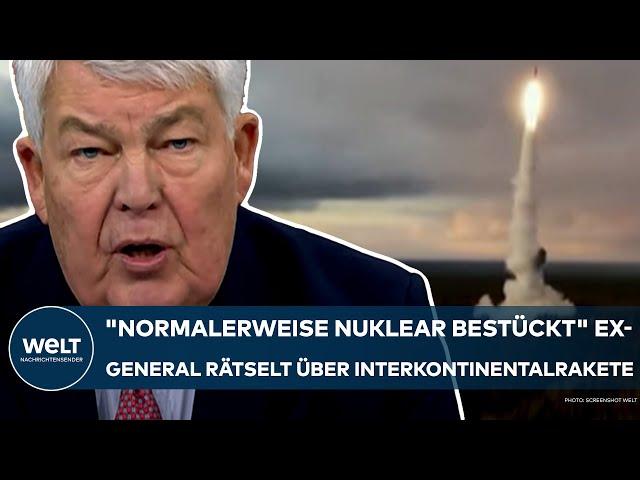 UKRAINE-KRIEG: "Normalerweise nuklear bestückt" Ex-General staunt über Russen-Interkontinentalrakete