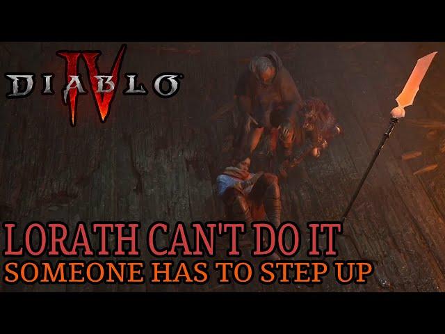 Lorath can't do it? Neyrelle's arm cutscene with a twist | Diablo IV