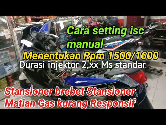 Cara Reset manual isc menentukan Rpm 1500 / 1600 bersama bengkel desa