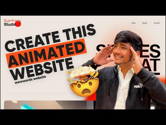 Animated Websites with HTML, CSS, and JS | Responsive | Front-End Minor Project 2024 