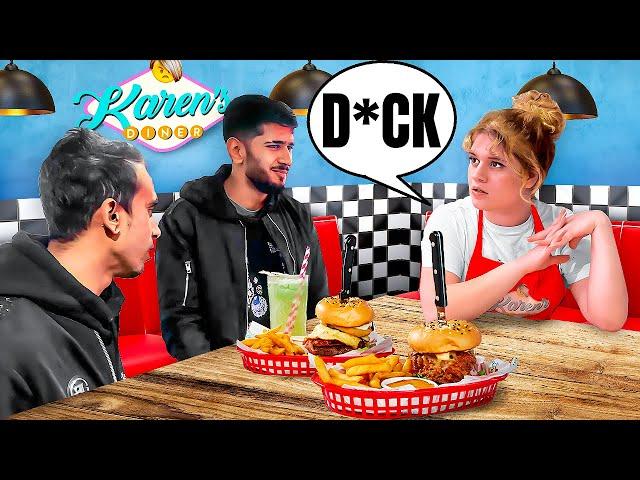 Eating at the WORLD’S RUDEST Restaurant *VERBALLY ABUSED At Karen's Diner!*