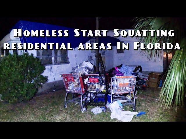 Trailer Park Residents In Fear As Homeless Start Breaking Into Empty Florida Houses To Avoid New Law