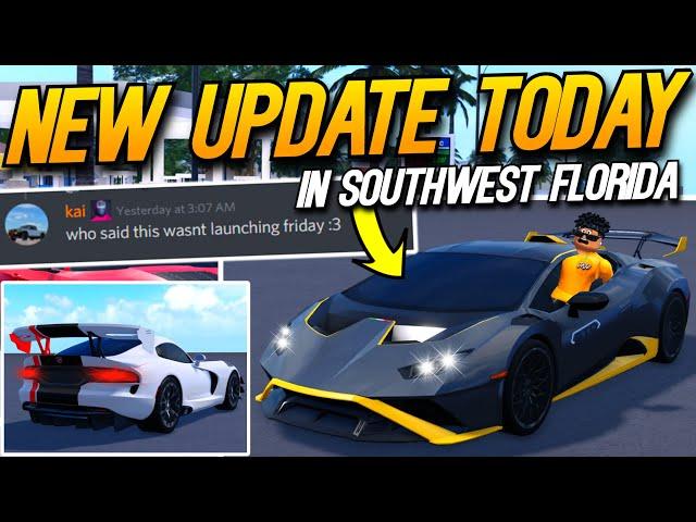 NEW UPDATE SOON TODAY IN SOUTHWEST FLORIDA ROBLOX!