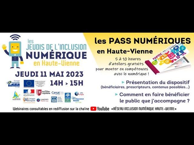 Les PASS NUMERIQUES en Haute-Vienne