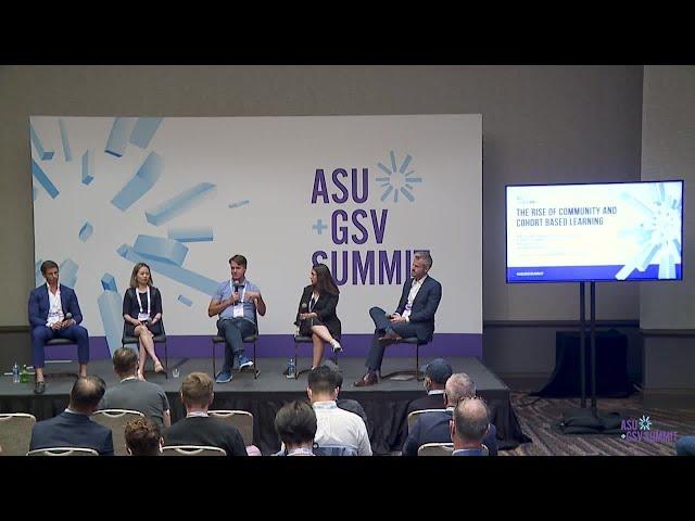 The Rise of Community and Cohort Based Learning | ASU+GSV 2021