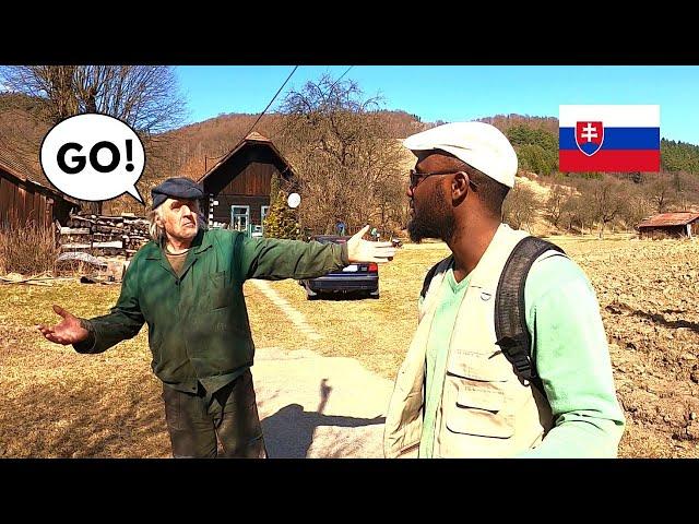 How Do Slovak Villagers Treat Black Foreigner (Social Experiment) 