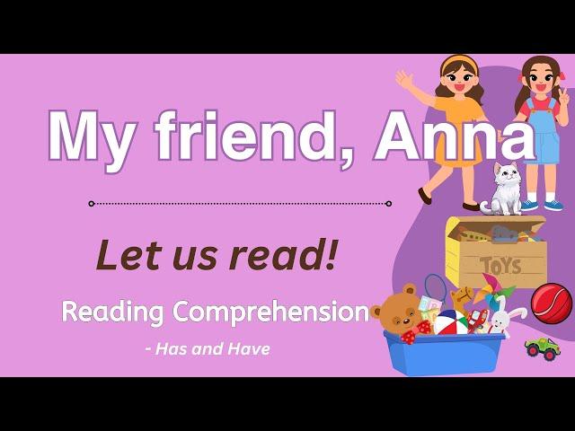 GRADE 1-3 Reading Comprehension Practice I My Friend I Let Us Read! I with Teacher Jake