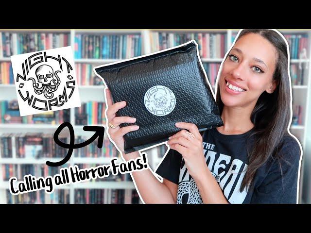 My New Favorite Horror Book Subscription Box! || Unboxing Nightworms