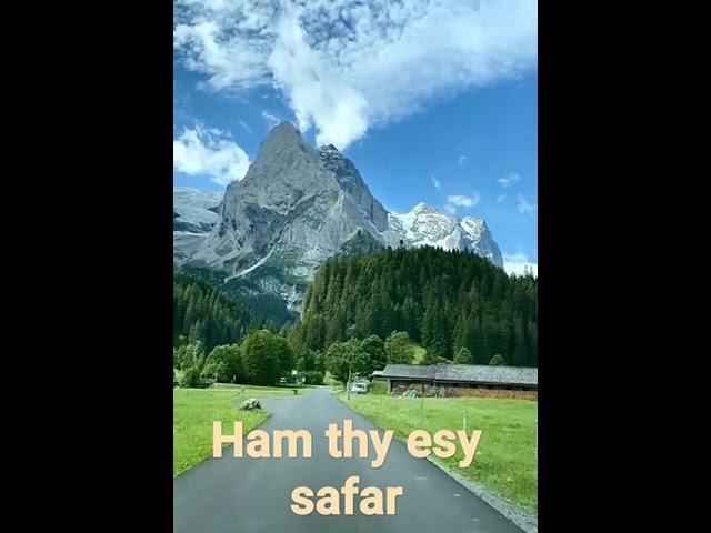 Ham thy esy Safar pe chaly#shorts video YouTube