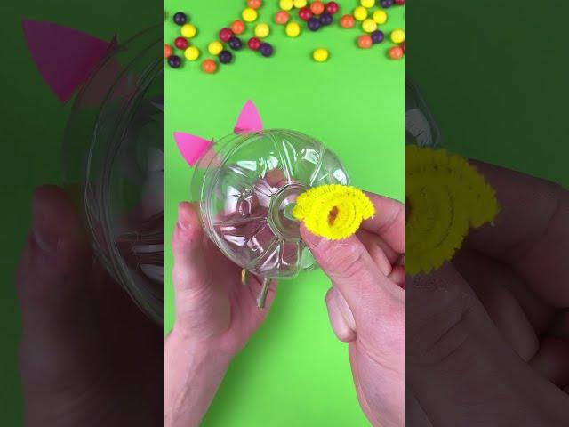 Build Your Own Safe Candy Spot! A Bottle Piggy Bank! 