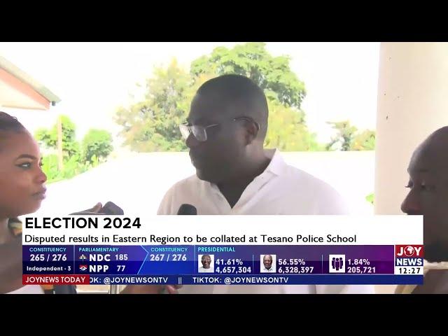 Election 2024: Disputed results in Eastern Region to be collated at Tesano Police Training School