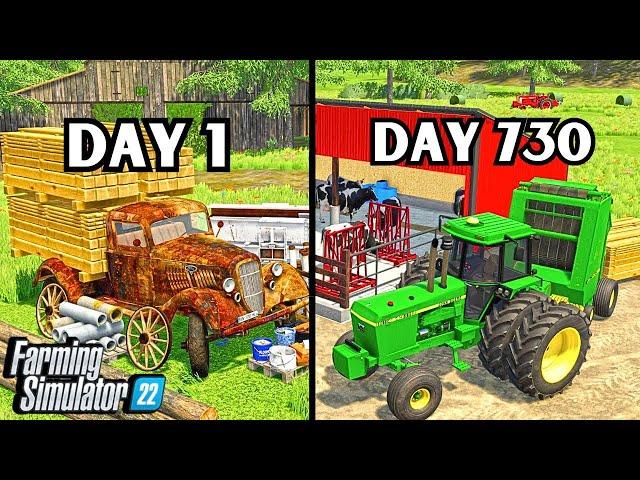 I Spent 2 Years Rebuilding My Ultimate Farm from $0? | Farming Simulator 22