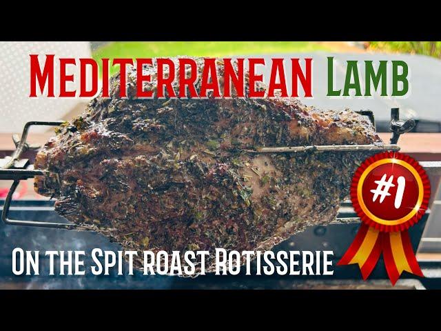 How to make Mediterranean inspired leg of lamb on the spit rotisserie - it won’t disappoint