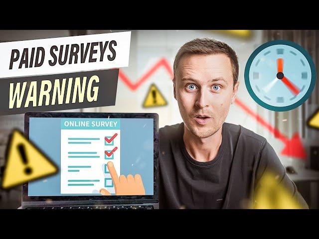 Why You should NEVER do Paid Online Surveys!