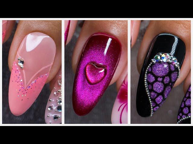 New Nail Art Ideas 2025 | Easy Valentine's Day Nail Art Tutorial