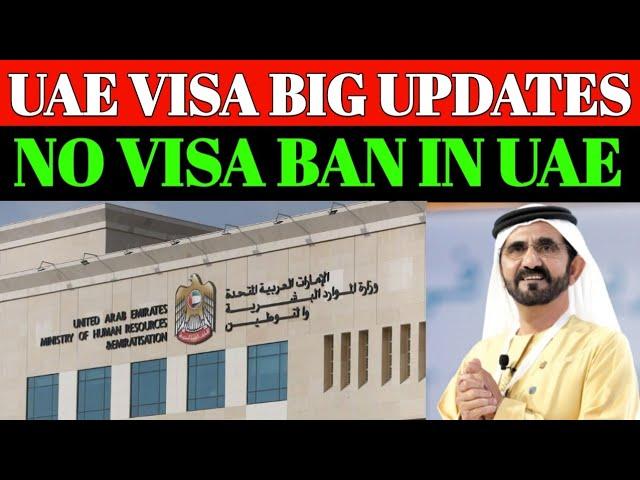 UAE Visa Update 24th Dec 2024 || Dubai Work Visa Latest Update || UAE Visit Visa Latest News