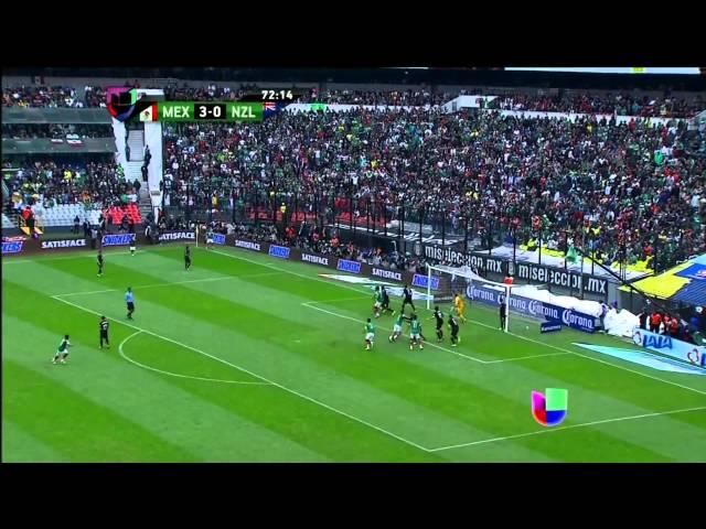 México Vs. New Zealand (5-1) 2014 FIFA World Cup Qualification - Intercontinental Play-Off (1 Leg)