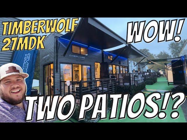 TWO SIDE PATIOS!? 2025 Cherokee Timberwolf 27MDK | TWO LOFTS!?