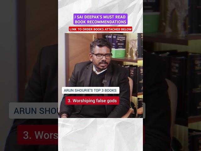 J Sai Deepak Book Recommendations to Read for Hindus | Arun Shourie Ambedkar Missionaries Caste