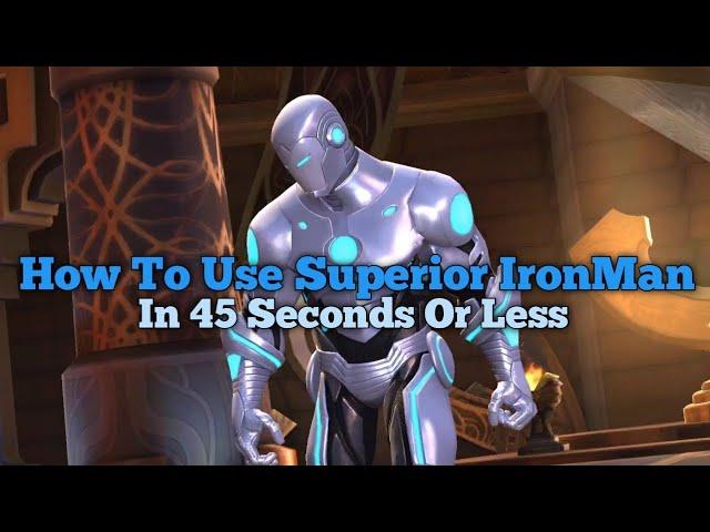 How To Use Superior IronMan | Old Animations But Gold Buff