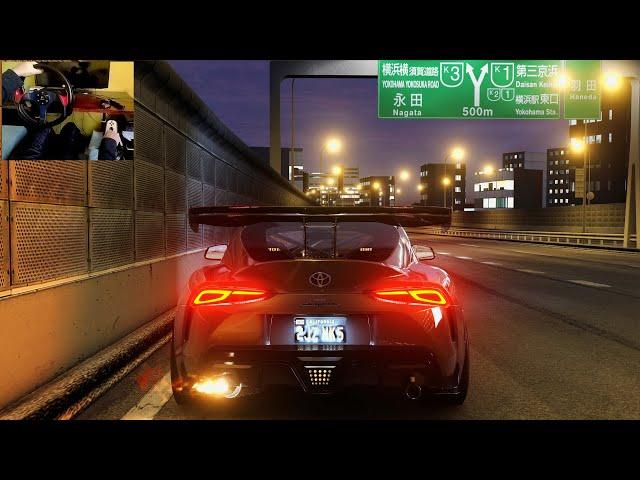 1200 Hp Toyota Supra MK5 2JZ in Japan traffic | Assetto Corsa