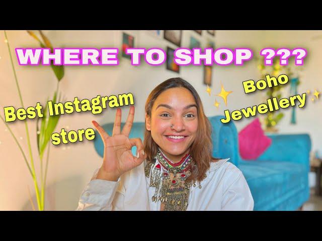 MY FAVORITE BOHO /SILVER JEWELLERY STORE part 1 || SAPNA RAI