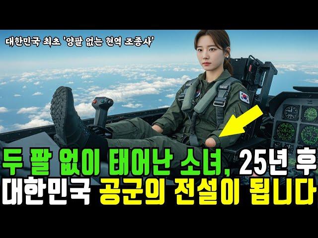 두 팔 없이 태어난 소녀, 25년 후 대한민국 공군의 전설이 됩니다ㅣ반전사연ㅣ감동사연ㅣ충격실화ㅣ오디오북