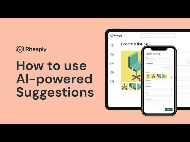 Rheaply Tutorials - How to use AI-powered Suggestions