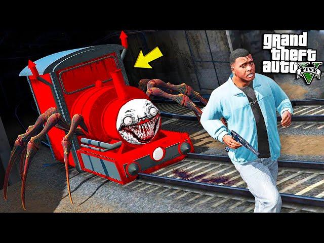 КАК ОСТАНОВИТЬ ПОЕЗД ПАУК ЧУ ЧУ ЧАРЛЬЗ ГТА 5 МОДЫ! Train Choo Choo Charles и ОБЗОР МОДА GTA 5 ВИДЕО