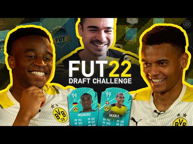 "KDB has to go to the bench" | Akanji & Moukoko FUT DRAFT CHALLENGE vs. Erné