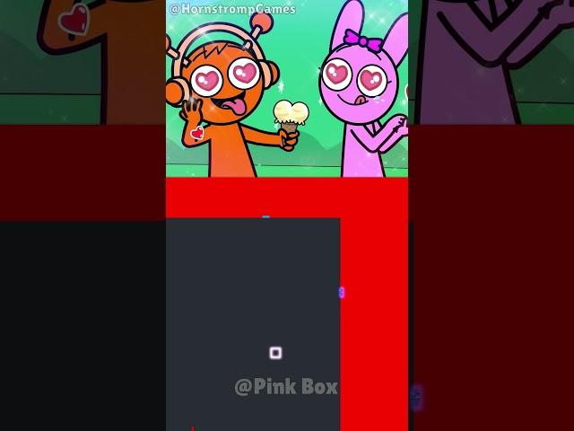 CREAMY SAD ORIGIN STORY! Incredibox Sprunki Animation @HornstrompGames | Pink Bouncing Square