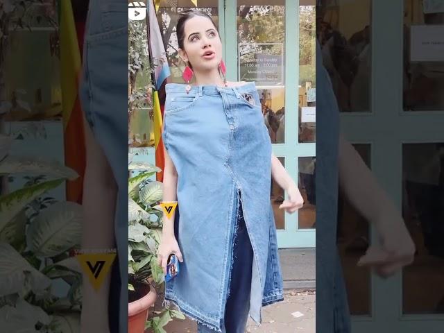 stylish urfi ka new jeans wala dress ##tranding #fashion#fire on hot urfi Javed 